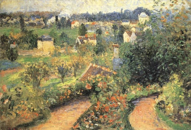 Camille Pissarro Lush garden France oil painting art